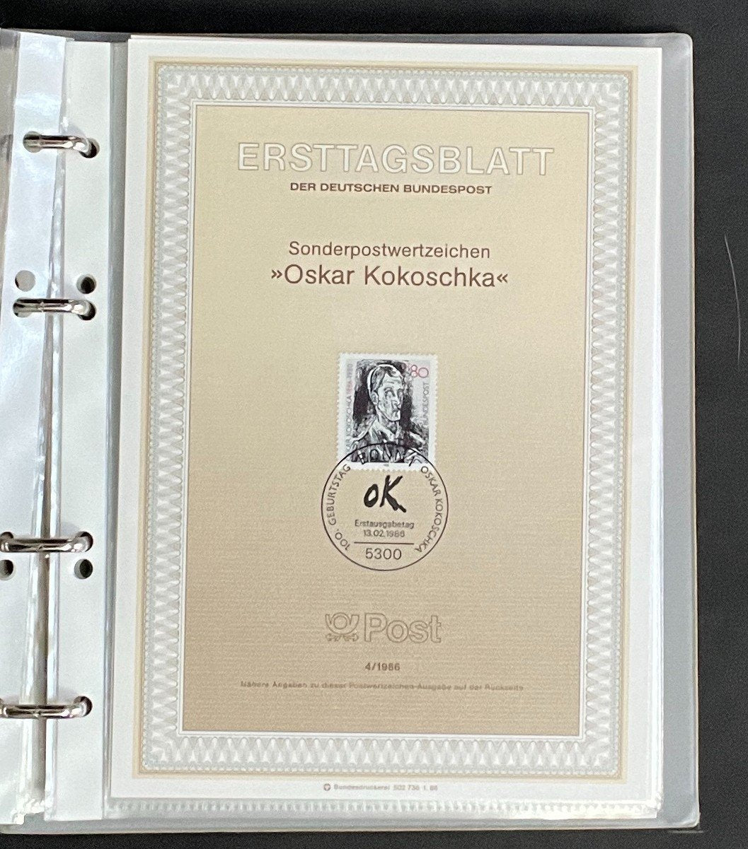 German First day Covers Collection Album 80 Covers FDC 1985-1987 ZAYIX
