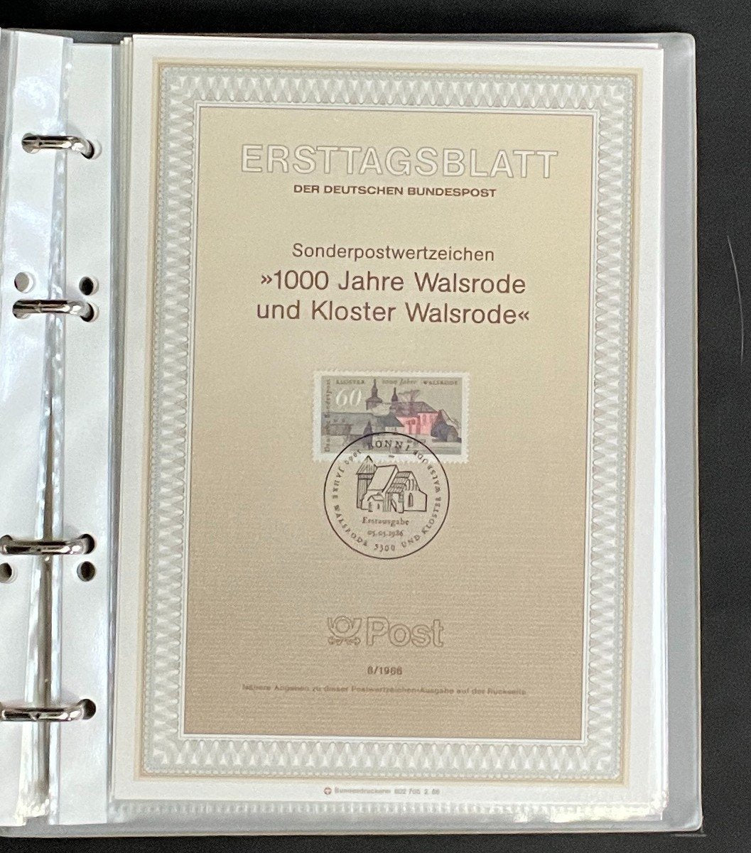 German First day Covers Collection Album 80 Covers FDC 1985-1987 ZAYIX