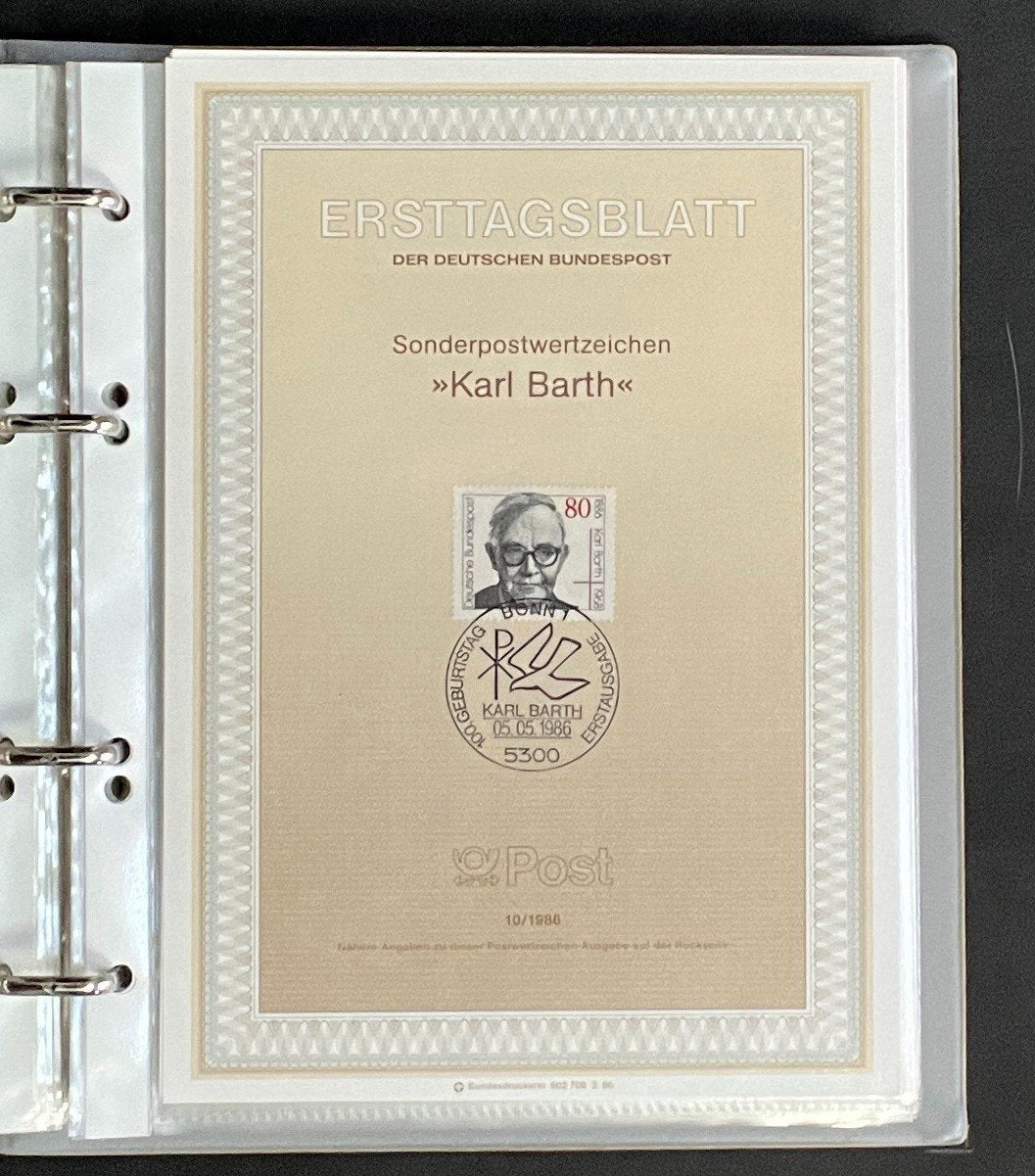 German First day Covers Collection Album 80 Covers FDC 1985-1987 ZAYIX