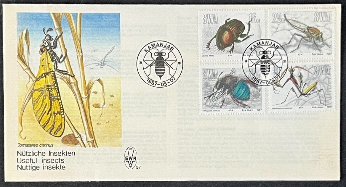 South West Africa FDC & Event Covers Date Stamp Cards 17 Cards 1985-1990 ZAYIX