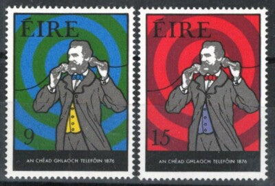 Ireland 387-388 MNH Alexander Graham Bell Telephone ZAYIX 101822S44