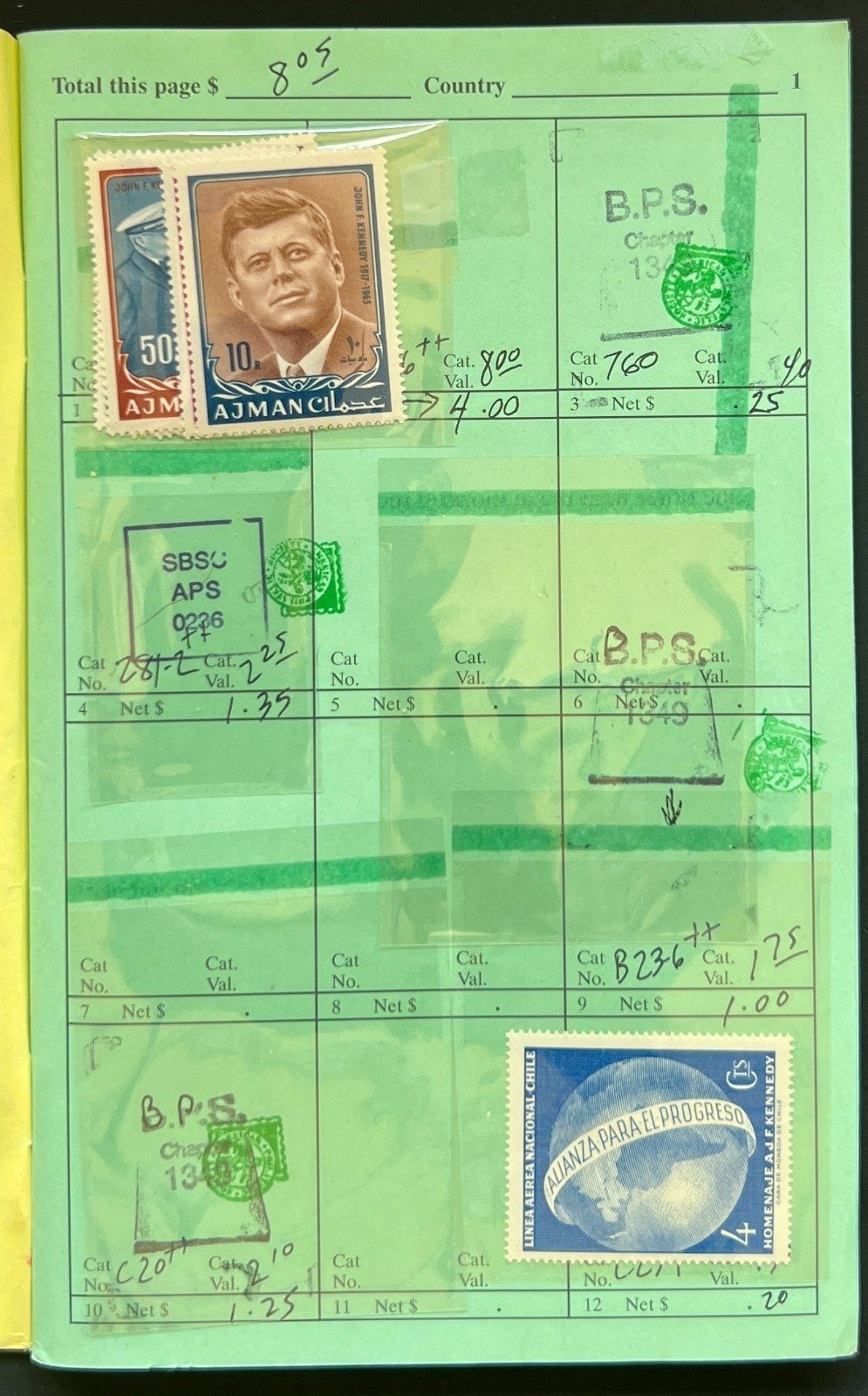 Kennedy Topicals World Wide Collection Book Mint & Used  ZAYIX