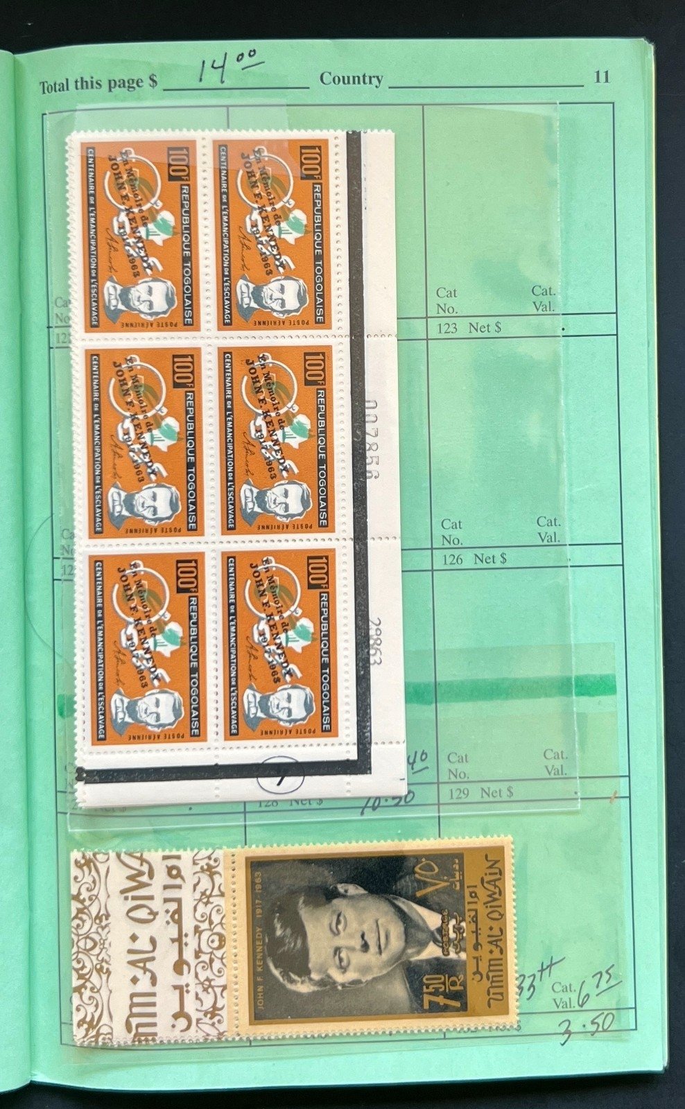 Kennedy Topicals World Wide Collection Book Mint & Used  ZAYIX