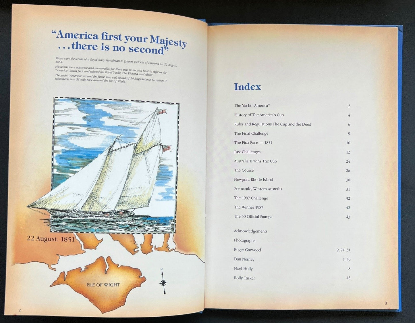 The Encyclopedia of The America's Cup Stamp Book Solomon Islands 1987 ZAYIX