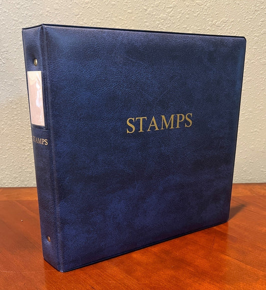 22 Ring Binder for Stamp Collecting with Protective Sheets ZAYIX