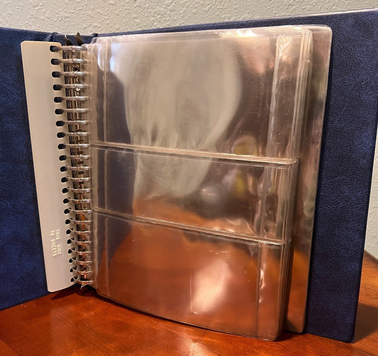 22 Ring Binder for Stamp Collecting with Protective Sheets ZAYIX