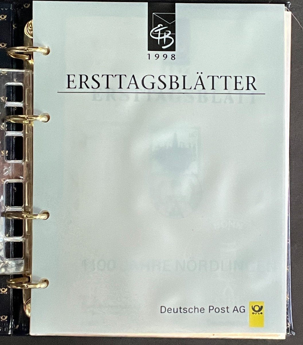 German First day Covers Collection Album 45 Covers FDC 1998 ZAYIX