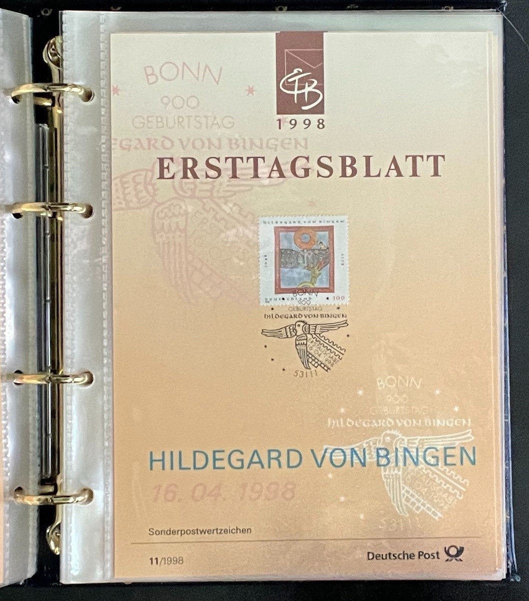 German First day Covers Collection Album 45 Covers FDC 1998 ZAYIX