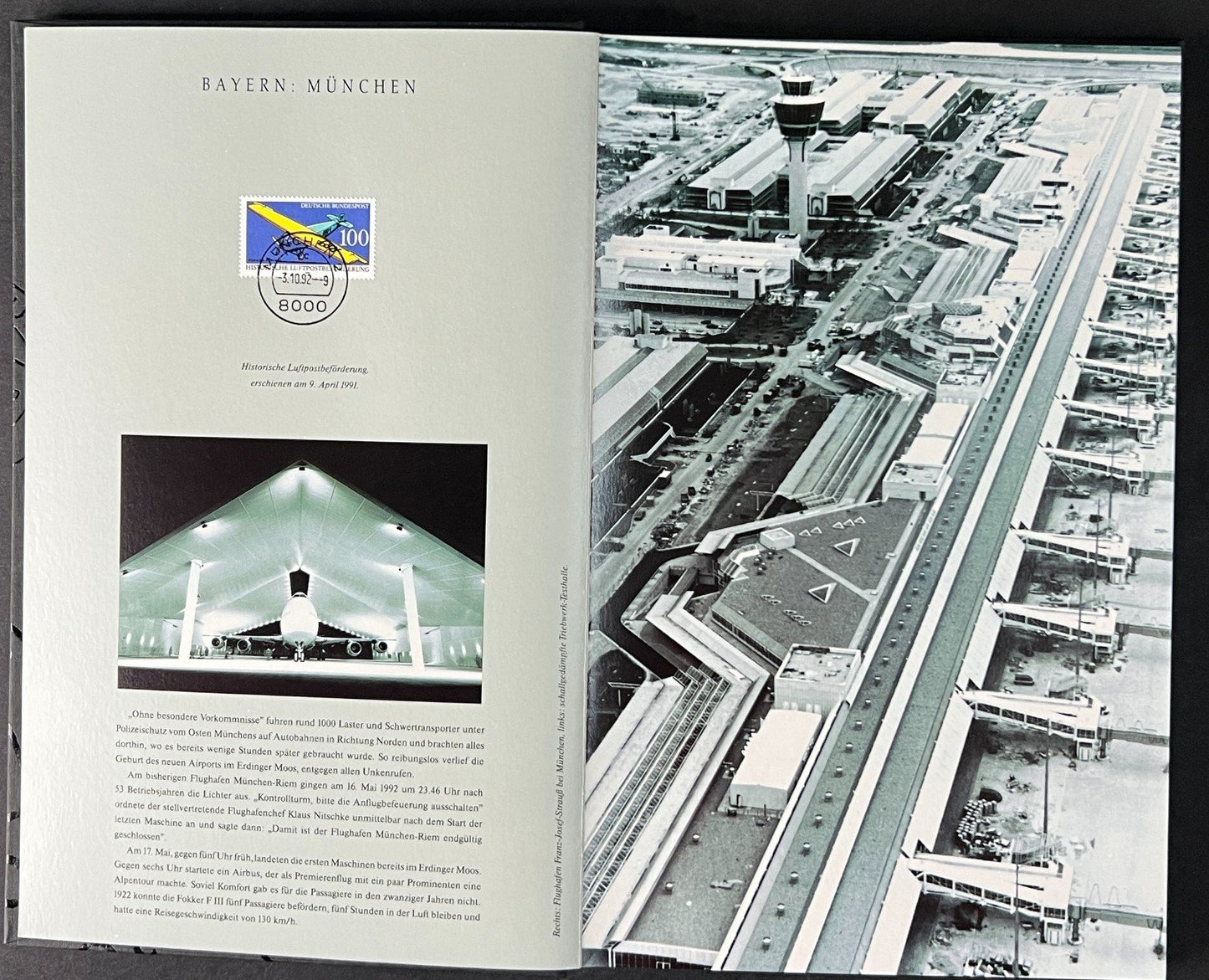 Abschied Von Den Vierstelligen Stamp Book 16 German Cities 1992 ZAYIX