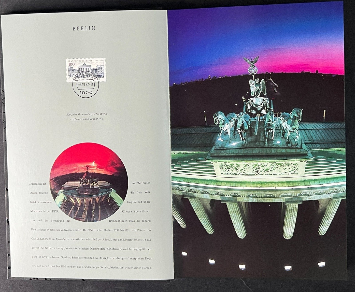 Abschied Von Den Vierstelligen Stamp Book 16 German Cities 1992 ZAYIX