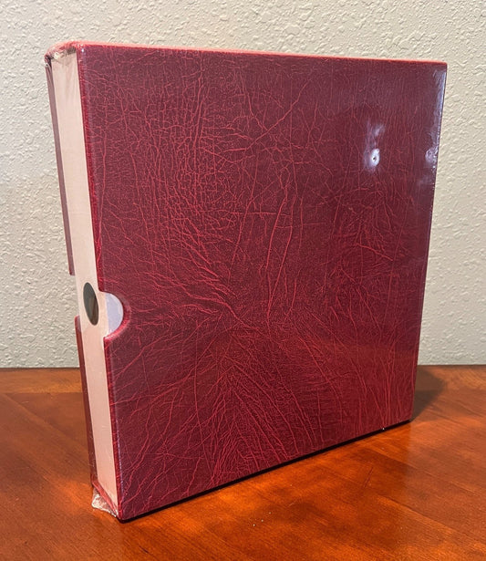 Lighthouse Red Slipcase for Album Binder ZAYIX
