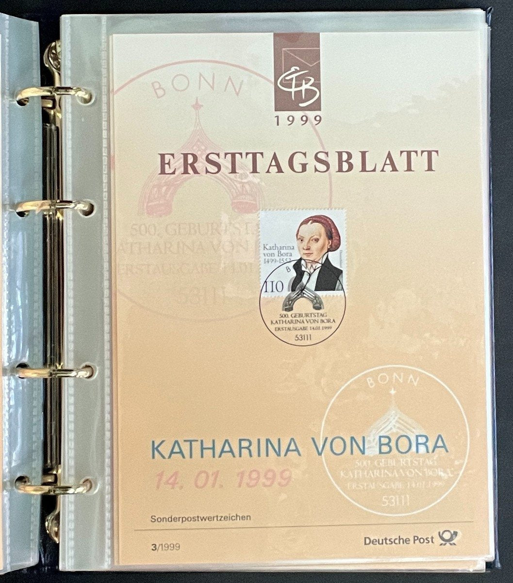 German First day Covers Collection Deutsche Post Album 41 Covers FDC 1999 ZAYIX