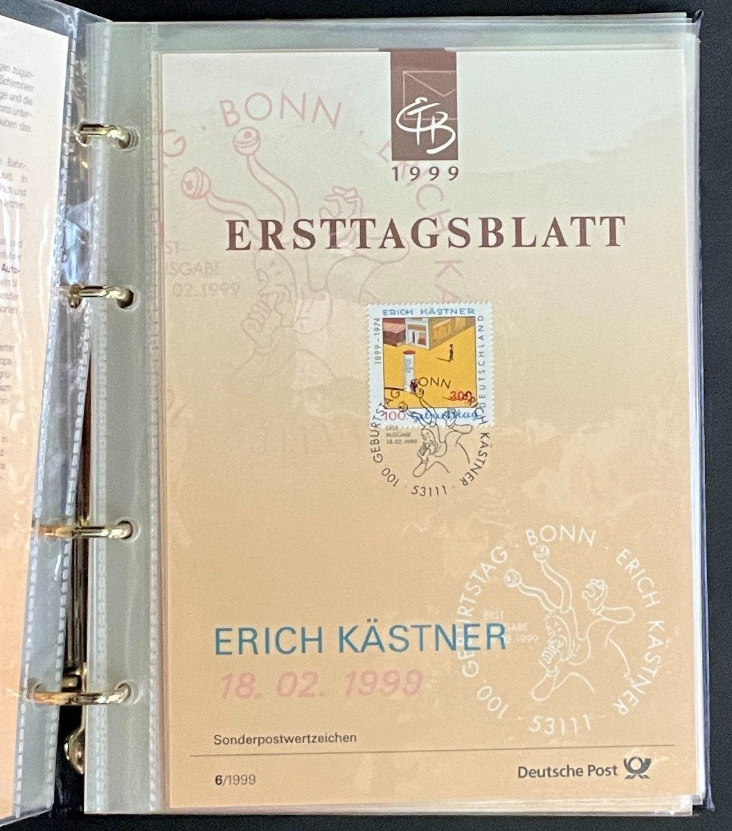 German First day Covers Collection Deutsche Post Album 41 Covers FDC 1999 ZAYIX