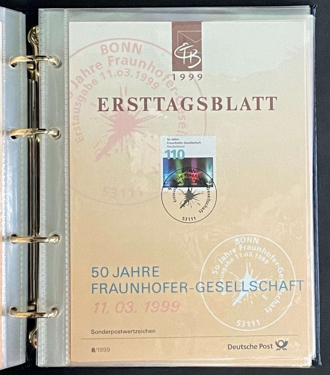 German First day Covers Collection Deutsche Post Album 41 Covers FDC 1999 ZAYIX
