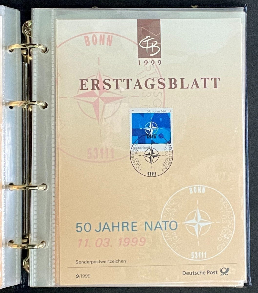 German First day Covers Collection Deutsche Post Album 41 Covers FDC 1999 ZAYIX