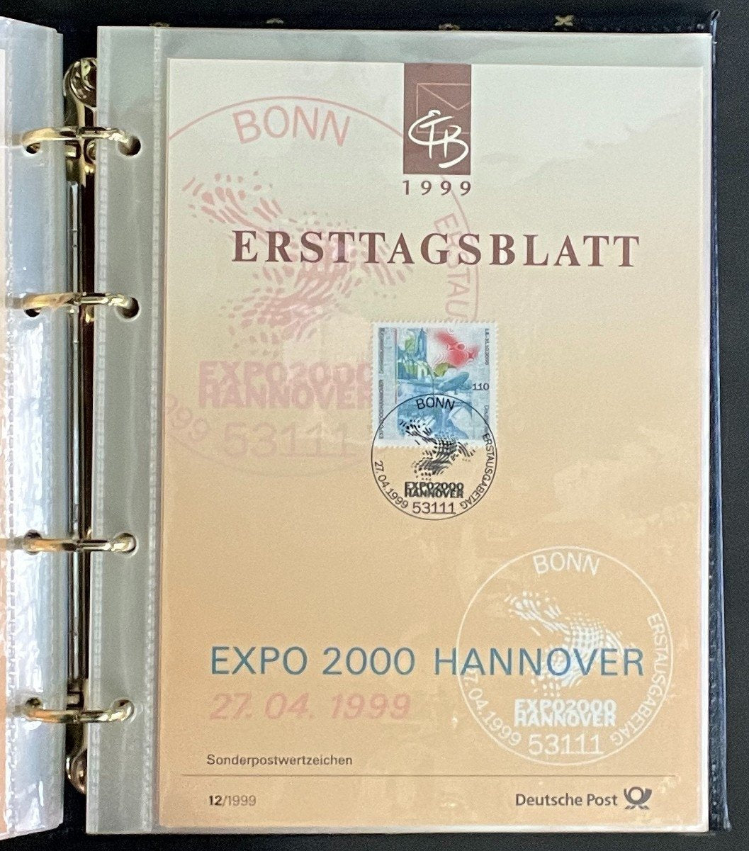 German First day Covers Collection Deutsche Post Album 41 Covers FDC 1999 ZAYIX