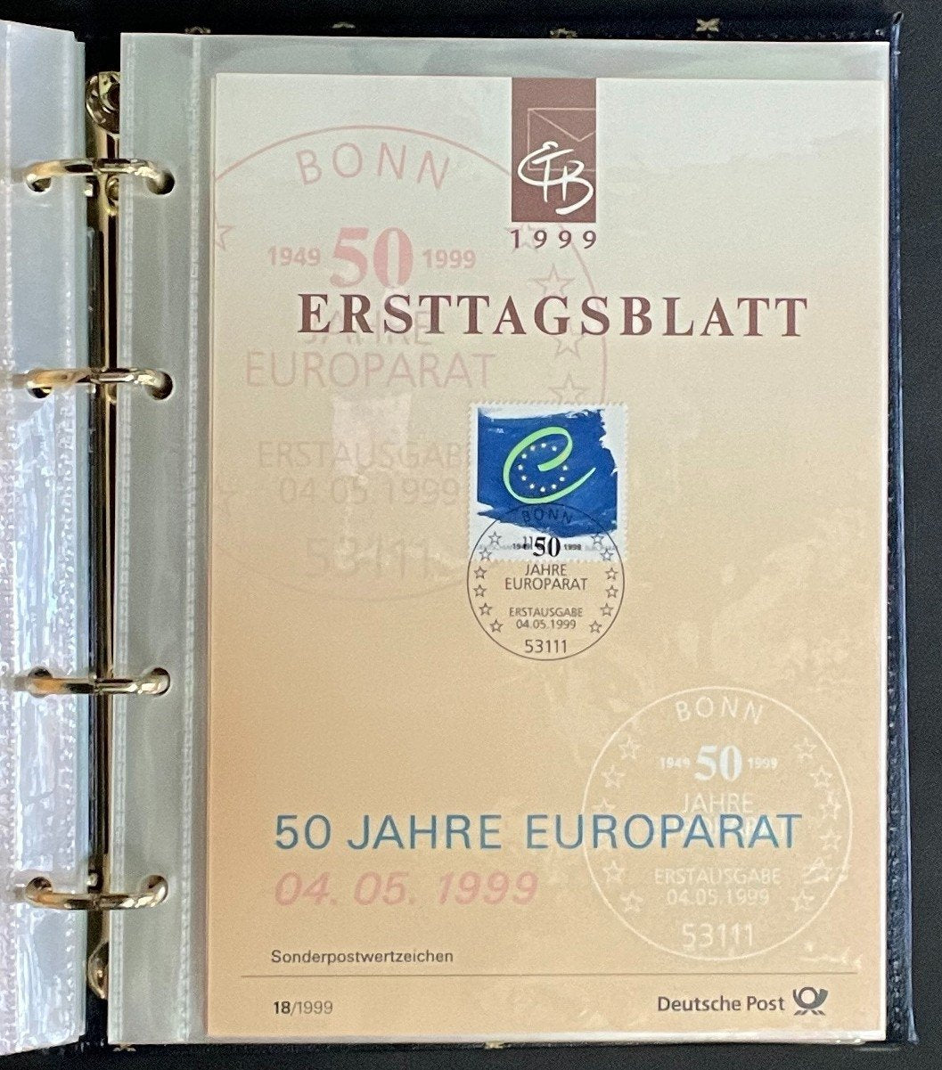 German First day Covers Collection Deutsche Post Album 41 Covers FDC 1999 ZAYIX