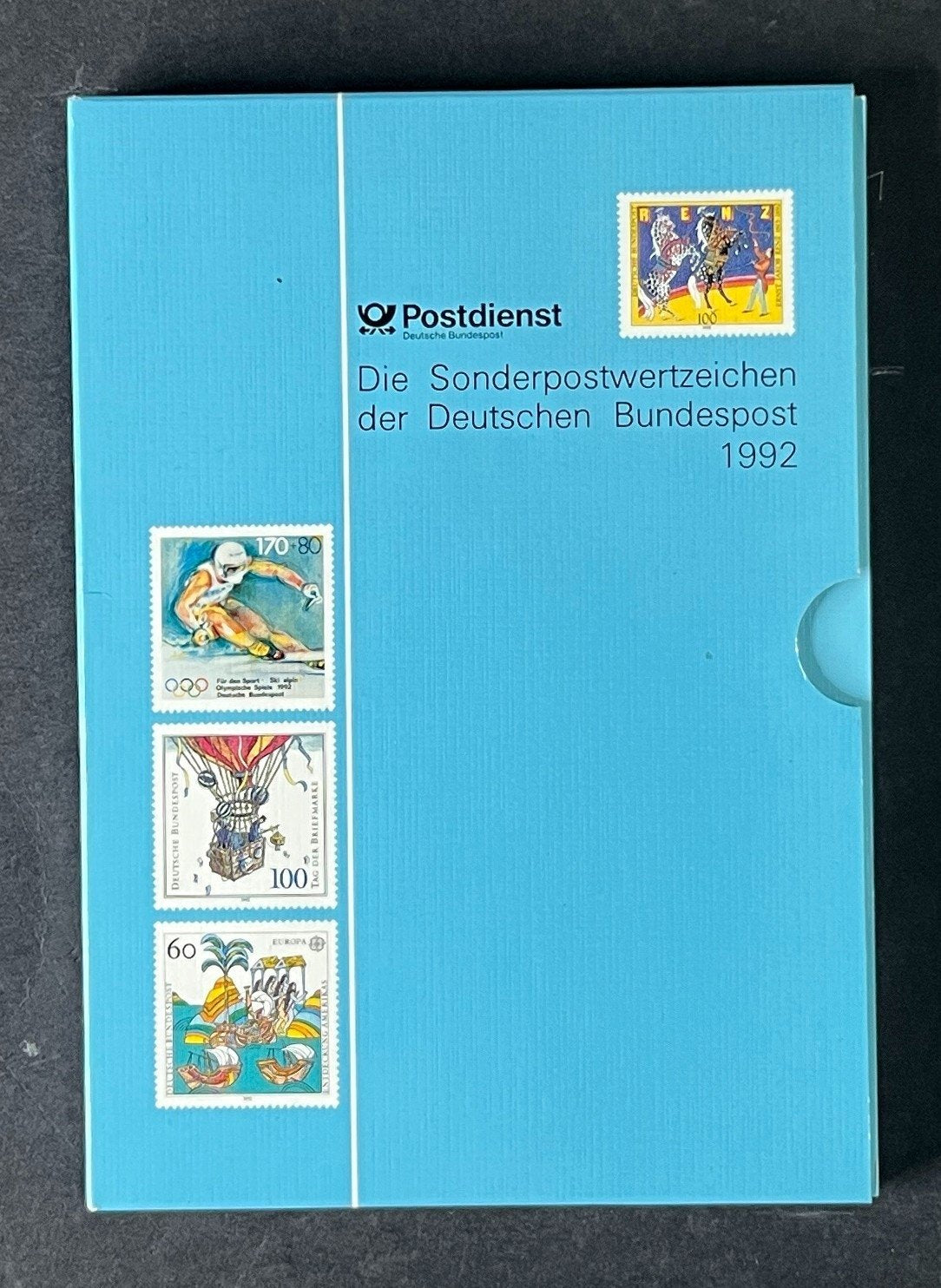 German Federal Postage Stamp Book Deutschen Bundespost 1992 ZAYIX