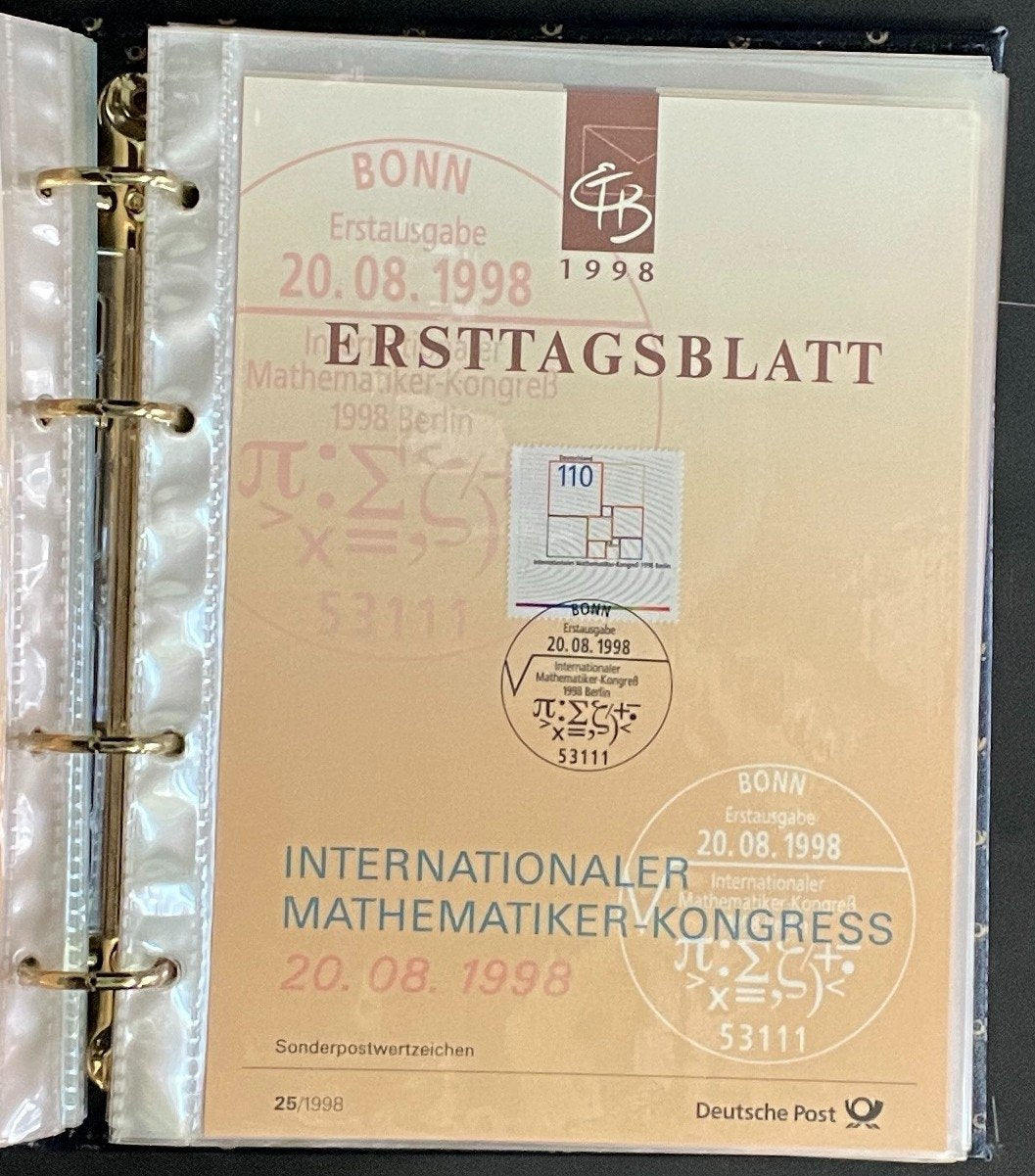 German First day Covers Collection Album 35 Covers FDC 1998 ZAYIX