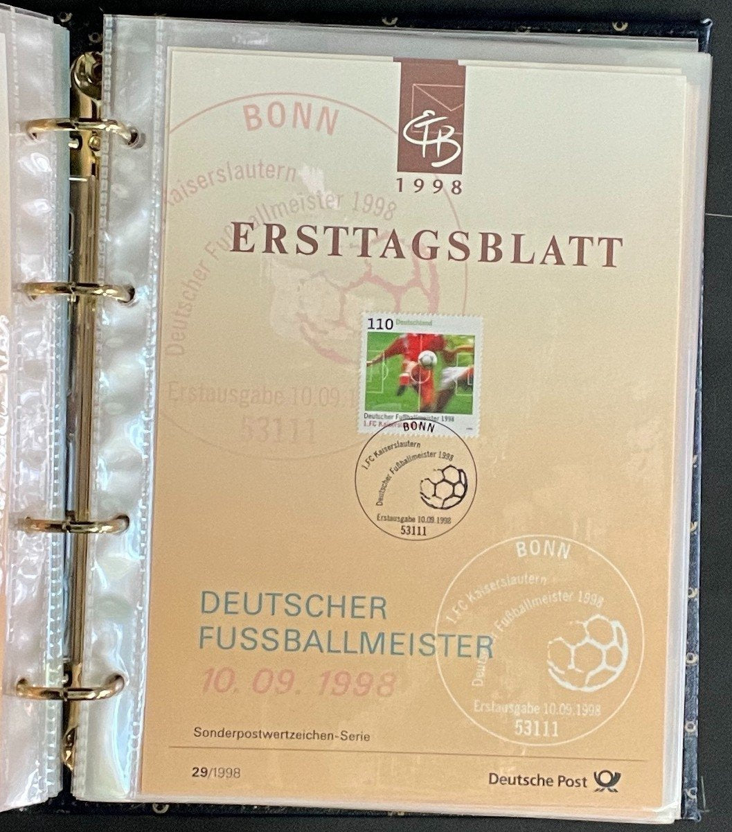 German First day Covers Collection Album 35 Covers FDC 1998 ZAYIX