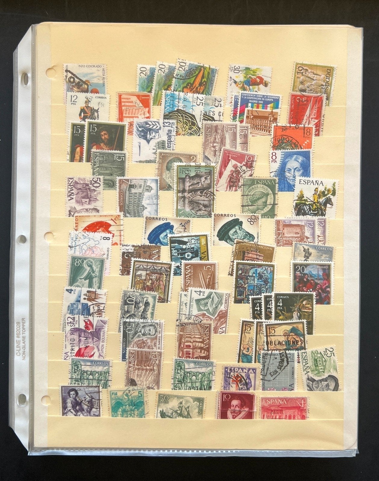 Spain Sweden Switzerland Uruguay Album 34 Stock Pages Thousands of Stamps ZAYIX