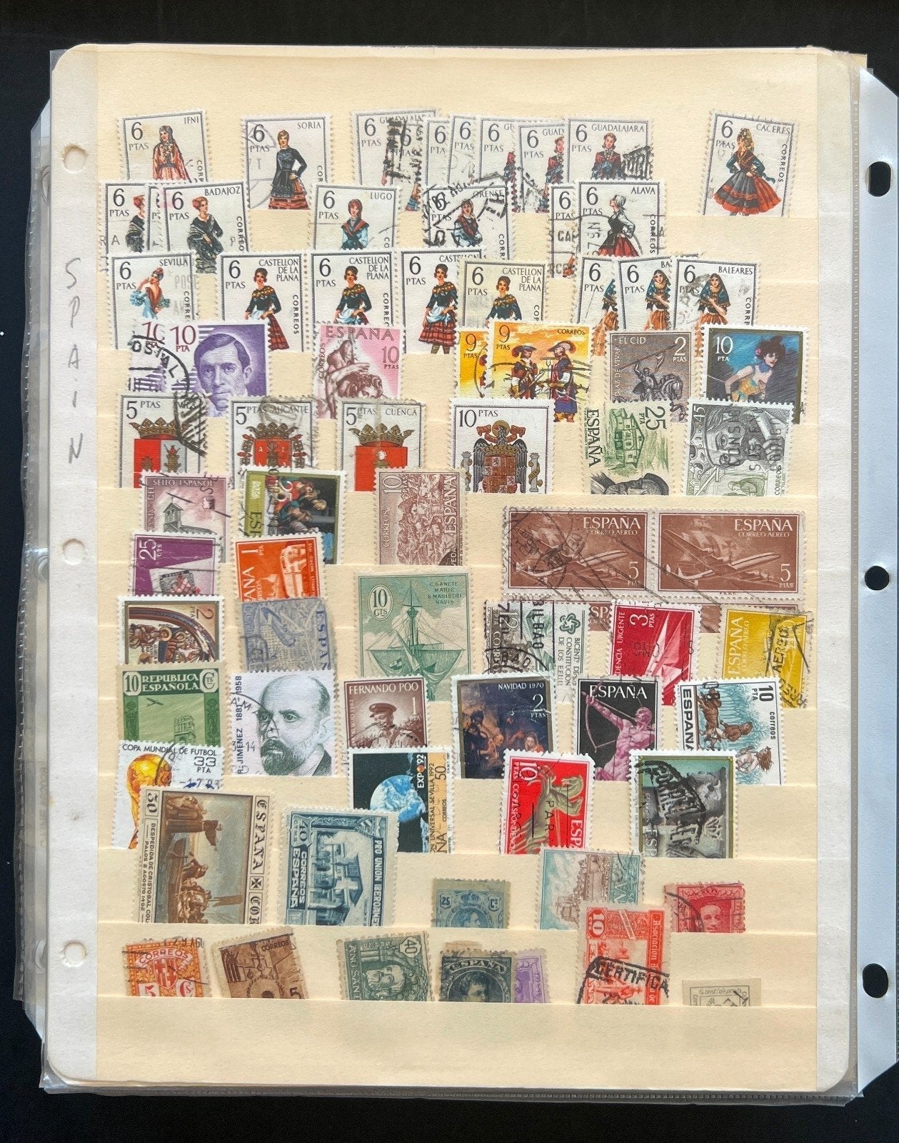 Spain Sweden Switzerland Uruguay Album 34 Stock Pages Thousands of Stamps ZAYIX
