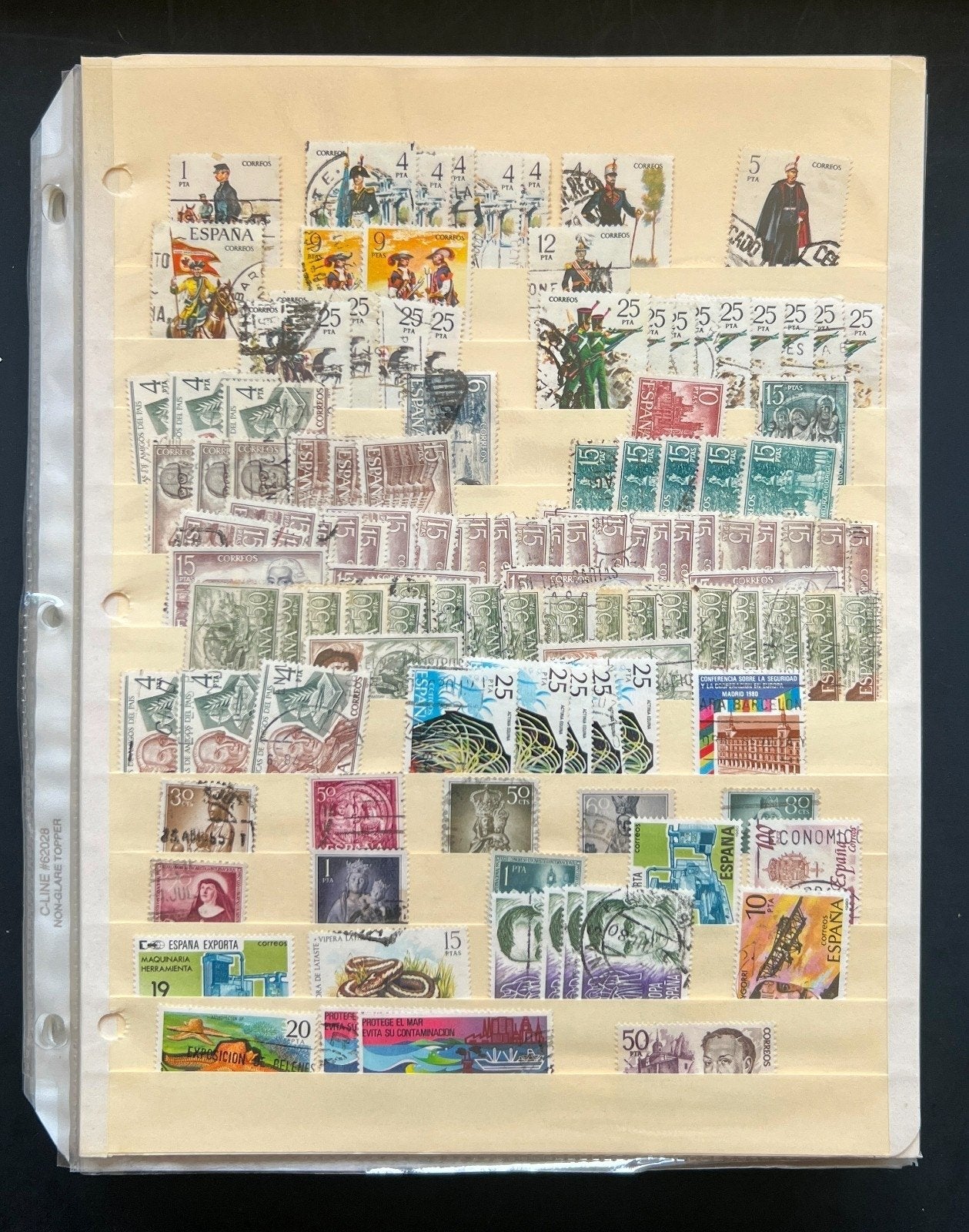 Spain Sweden Switzerland Uruguay Album 34 Stock Pages Thousands of Stamps ZAYIX