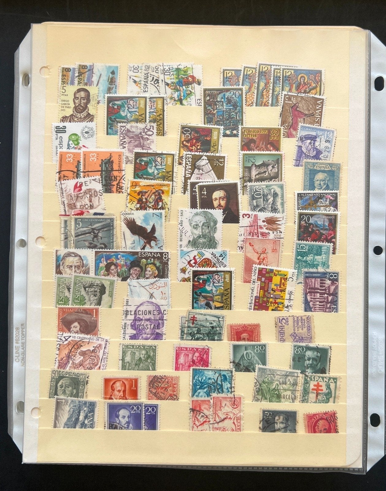 Spain Sweden Switzerland Uruguay Album 34 Stock Pages Thousands of Stamps ZAYIX