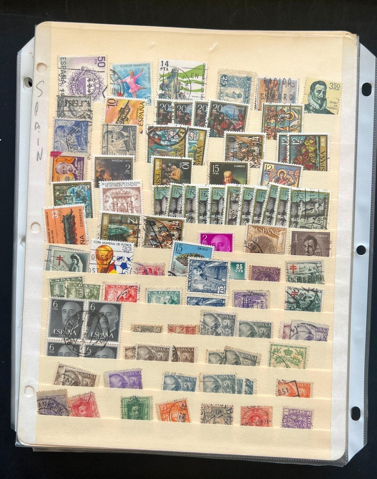 Spain Sweden Switzerland Uruguay Album 34 Stock Pages Thousands of Stamps ZAYIX