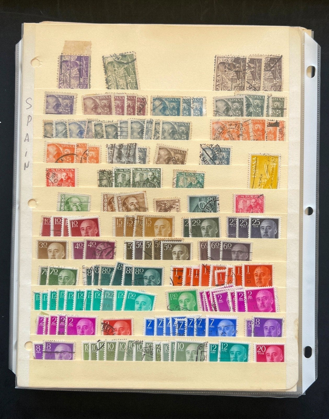 Spain Sweden Switzerland Uruguay Album 34 Stock Pages Thousands of Stamps ZAYIX