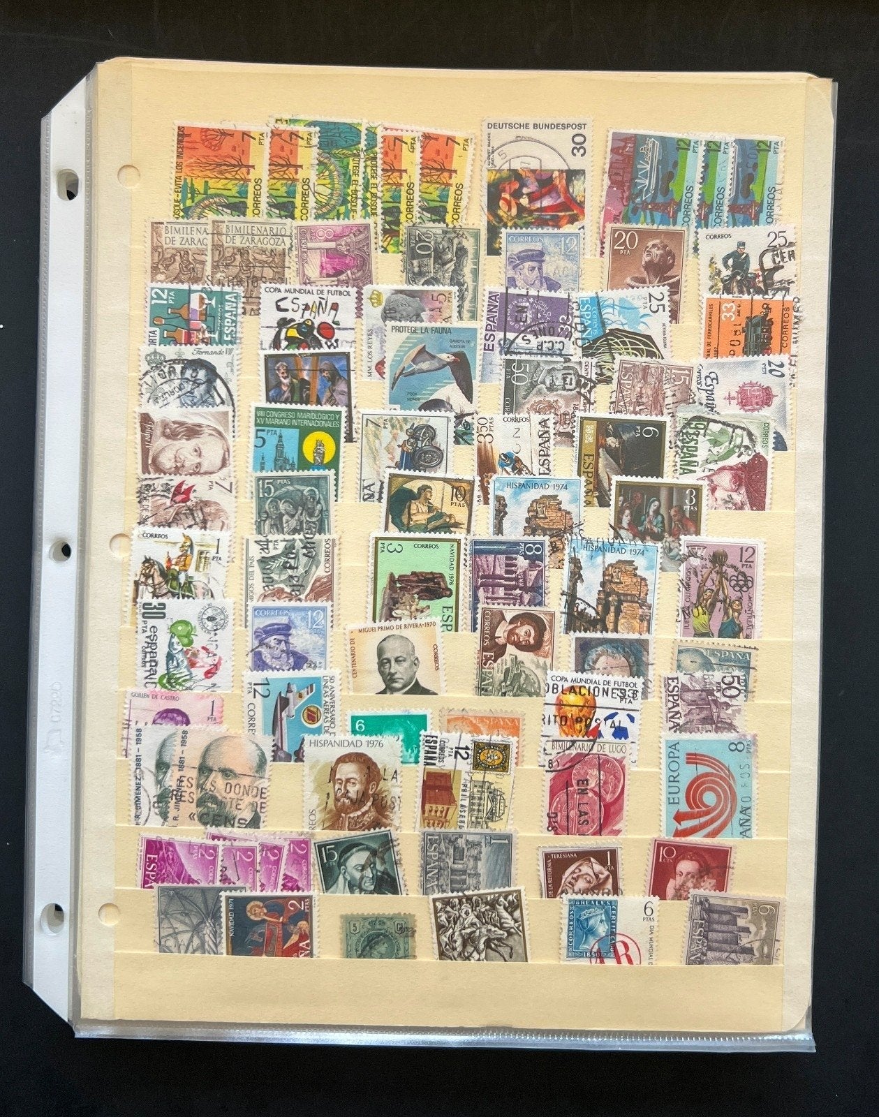 Spain Sweden Switzerland Uruguay Album 34 Stock Pages Thousands of Stamps ZAYIX