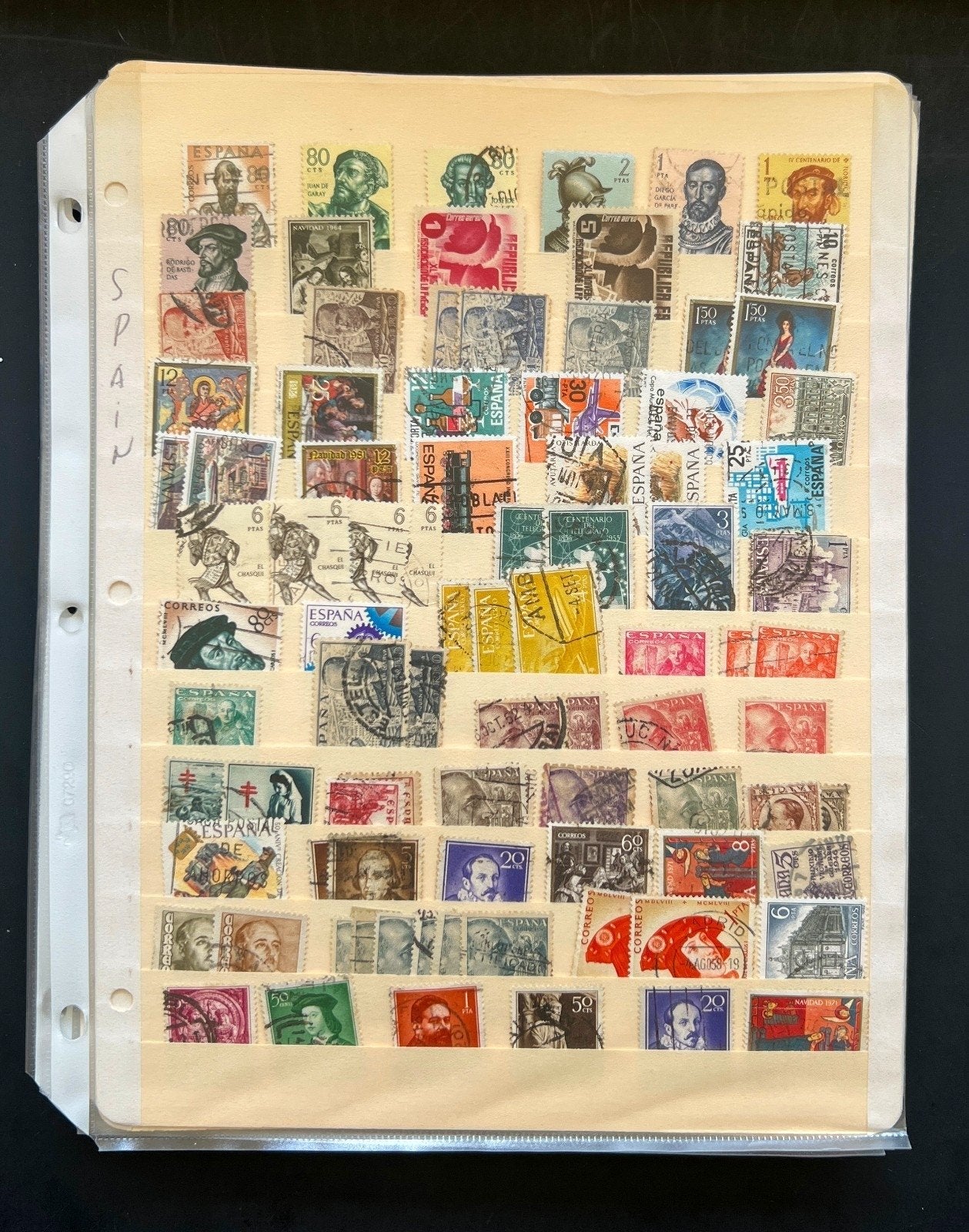 Spain Sweden Switzerland Uruguay Album 34 Stock Pages Thousands of Stamps ZAYIX