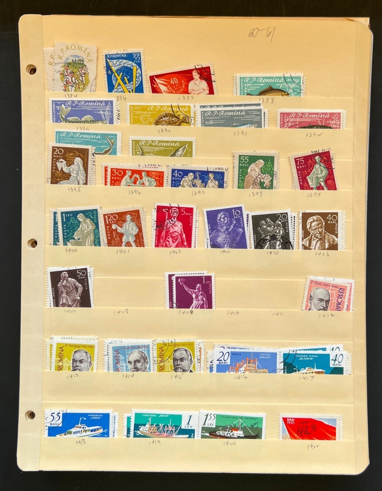 Romania Assorted Stamp Collection 34 Stock Pages Hundreds of Stamps Used ZAYIX