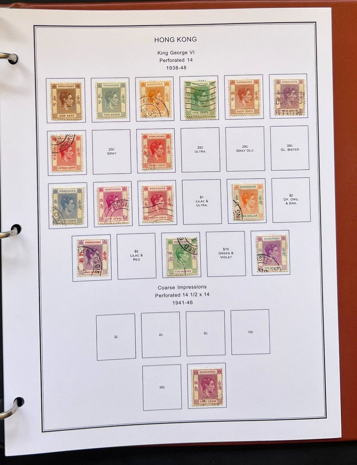 Bermuda Bosnia Hong Kong Stamp Collection Album Steiner Pages MH & Used ZAYIX