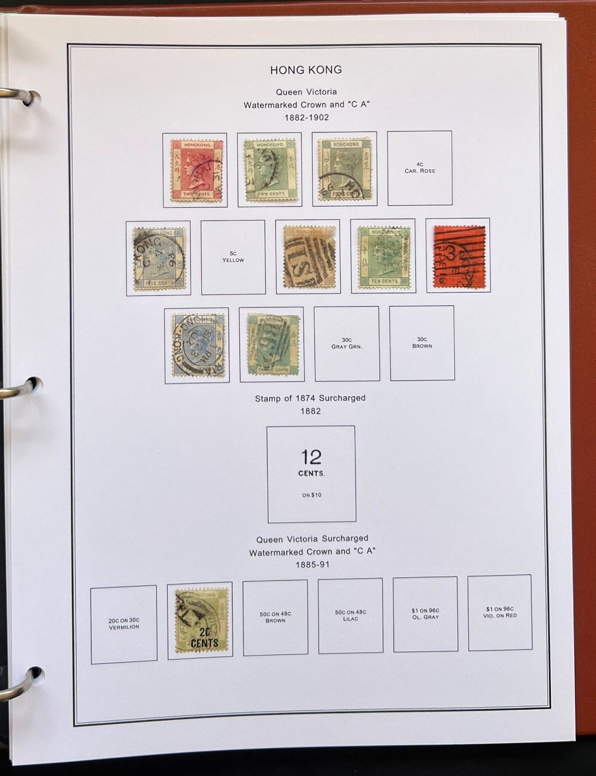 Bermuda Bosnia Hong Kong Stamp Collection Album Steiner Pages MH & Used ZAYIX