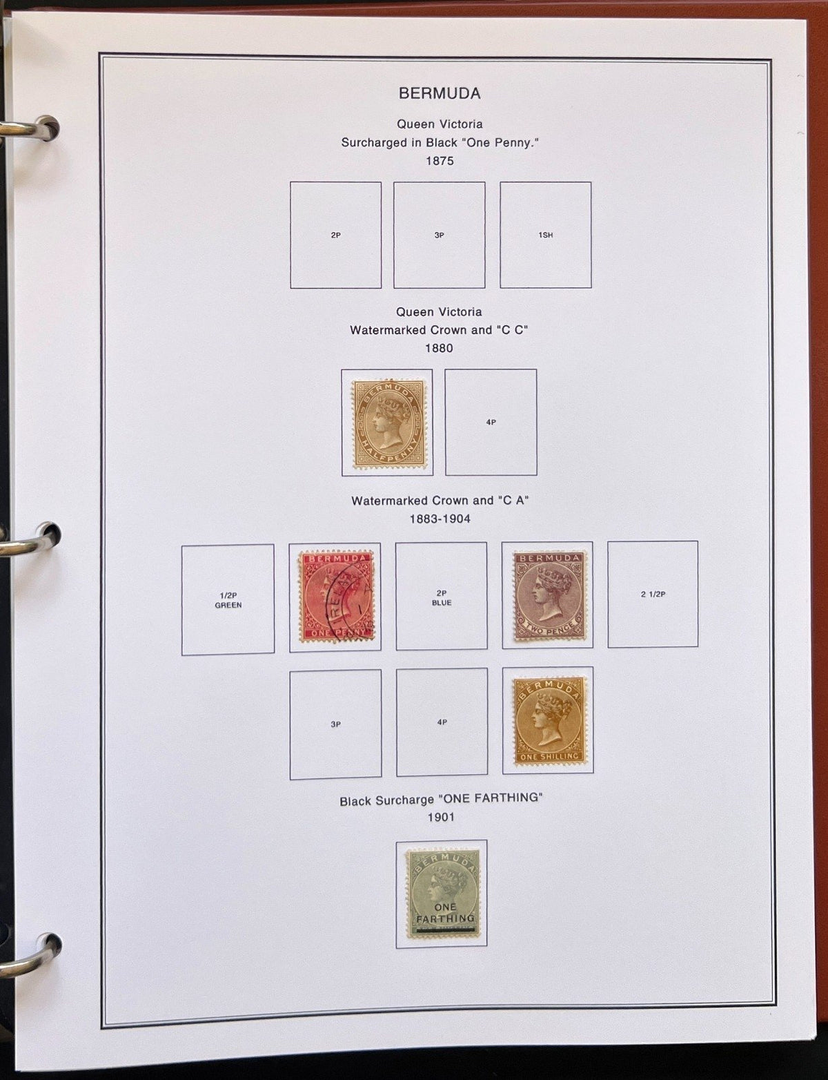 Bermuda Bosnia Hong Kong Stamp Collection Album Steiner Pages MH & Used ZAYIX