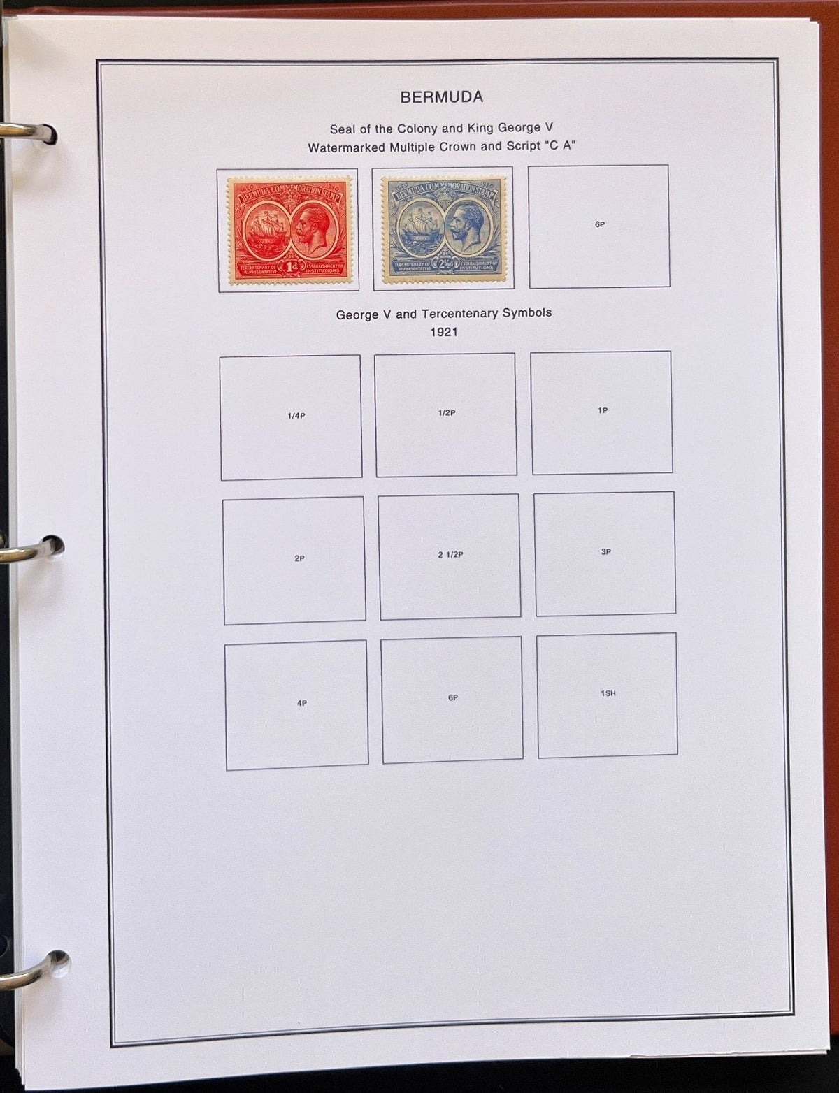 Bermuda Bosnia Hong Kong Stamp Collection Album Steiner Pages MH & Used ZAYIX