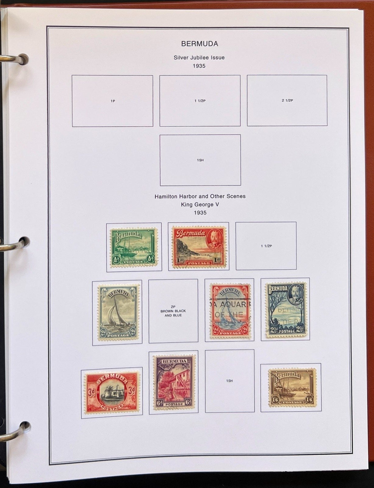 Bermuda Bosnia Hong Kong Stamp Collection Album Steiner Pages MH & Used ZAYIX