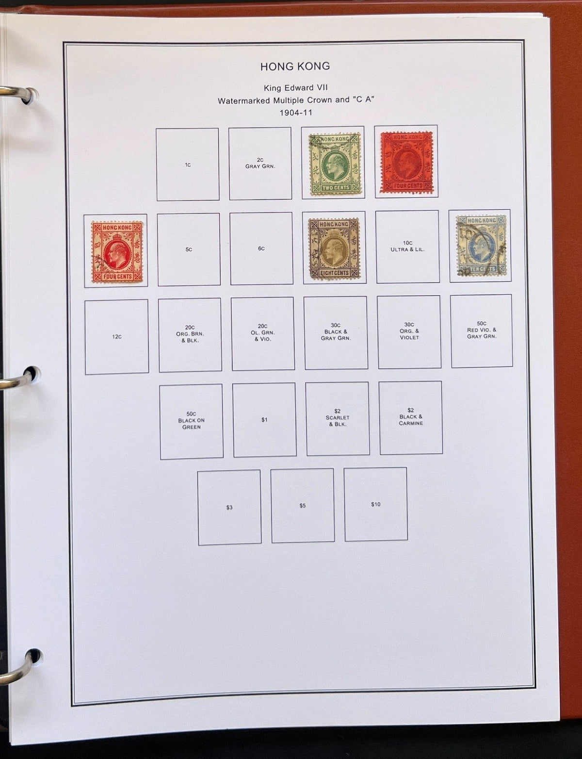 Bermuda Bosnia Hong Kong Stamp Collection Album Steiner Pages MH & Used ZAYIX