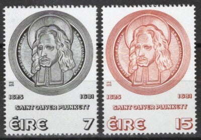 Ireland 380-381 MNH St. Oliver Plunkett Imogen Stuart ZAYIX 101822S40