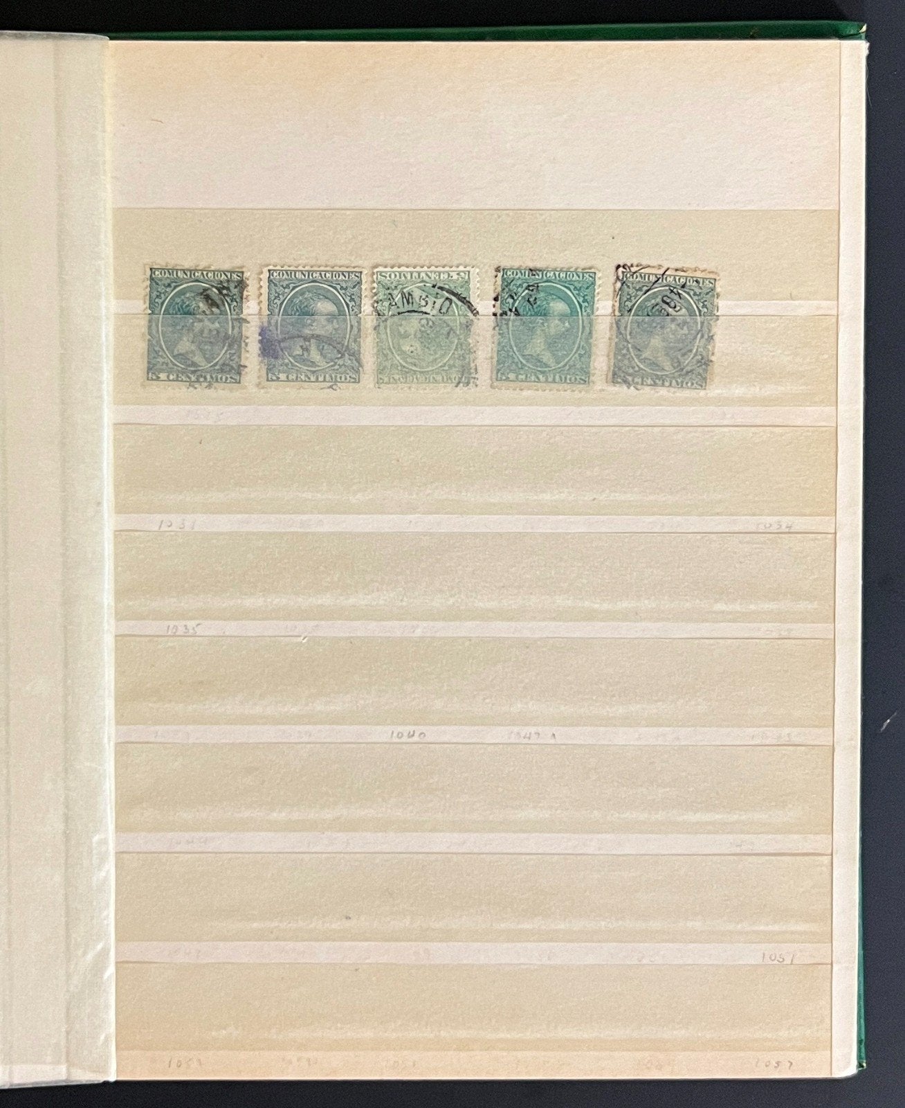 King Alfonso XIII Spain Stamp Collection Stock Book Mint & Used 1888-1889 ZAYIX