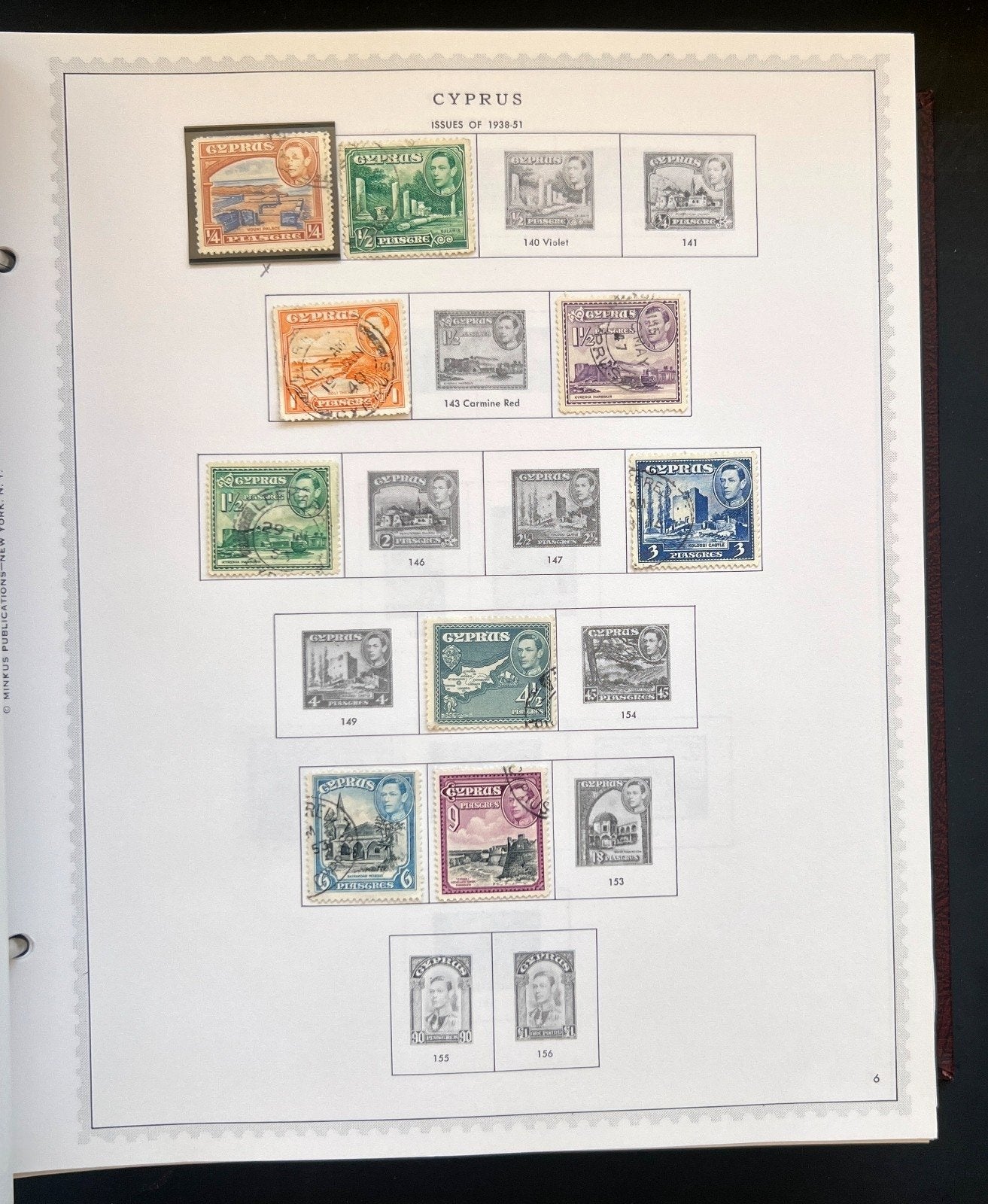 Cyprus Gibraltar Ireland Malta Stamp Collection Minkus Specialty Album ZAYIX