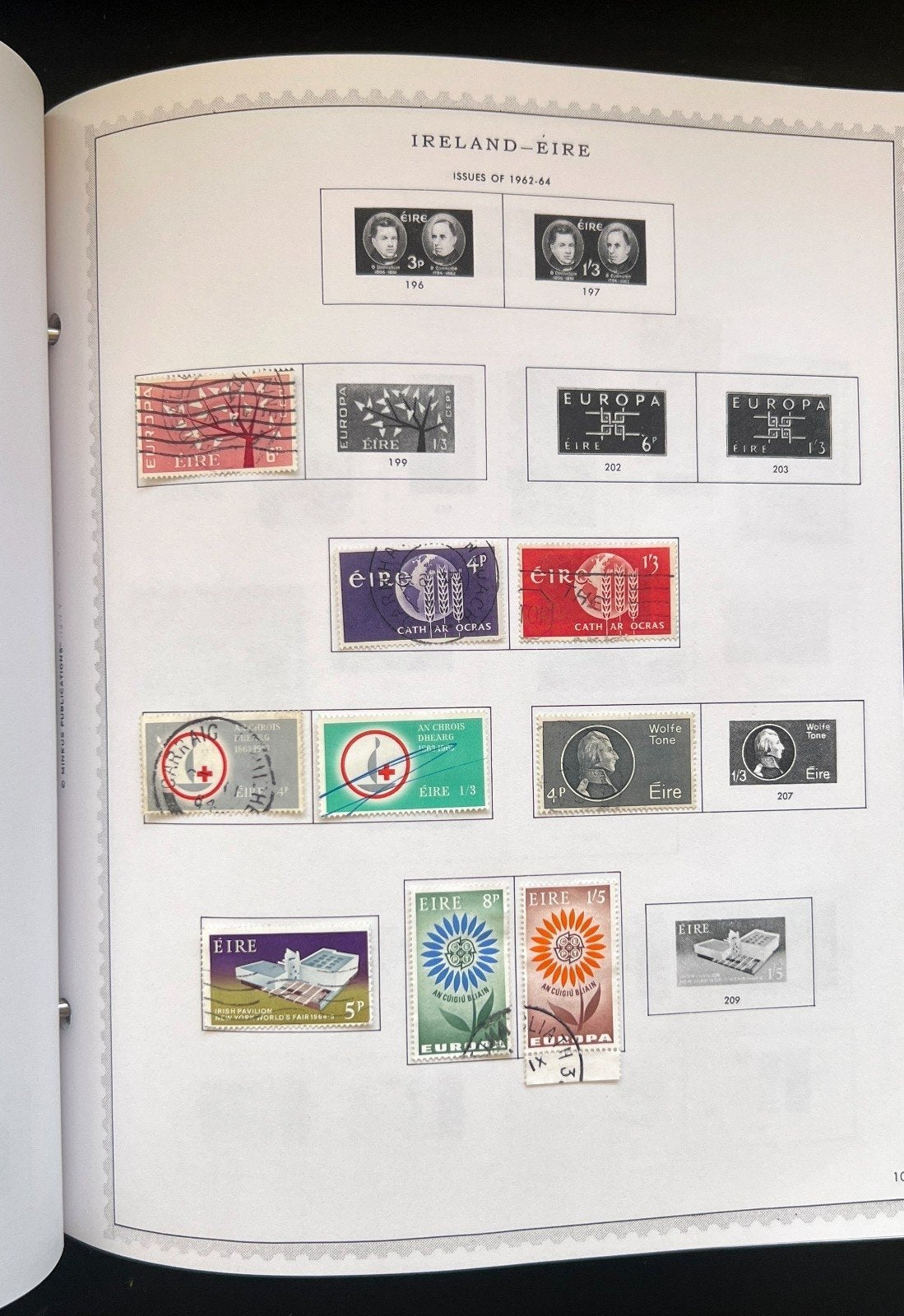 Cyprus Gibraltar Ireland Malta Stamp Collection Minkus Specialty Album ZAYIX