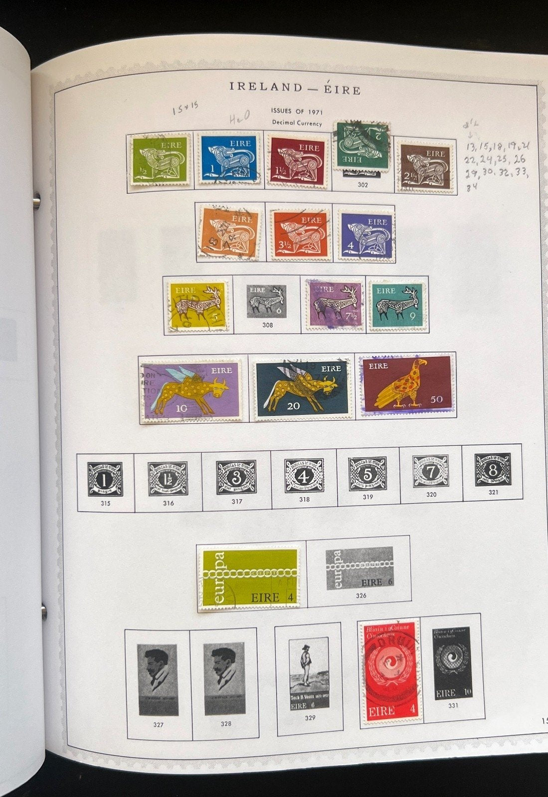 Cyprus Gibraltar Ireland Malta Stamp Collection Minkus Specialty Album ZAYIX