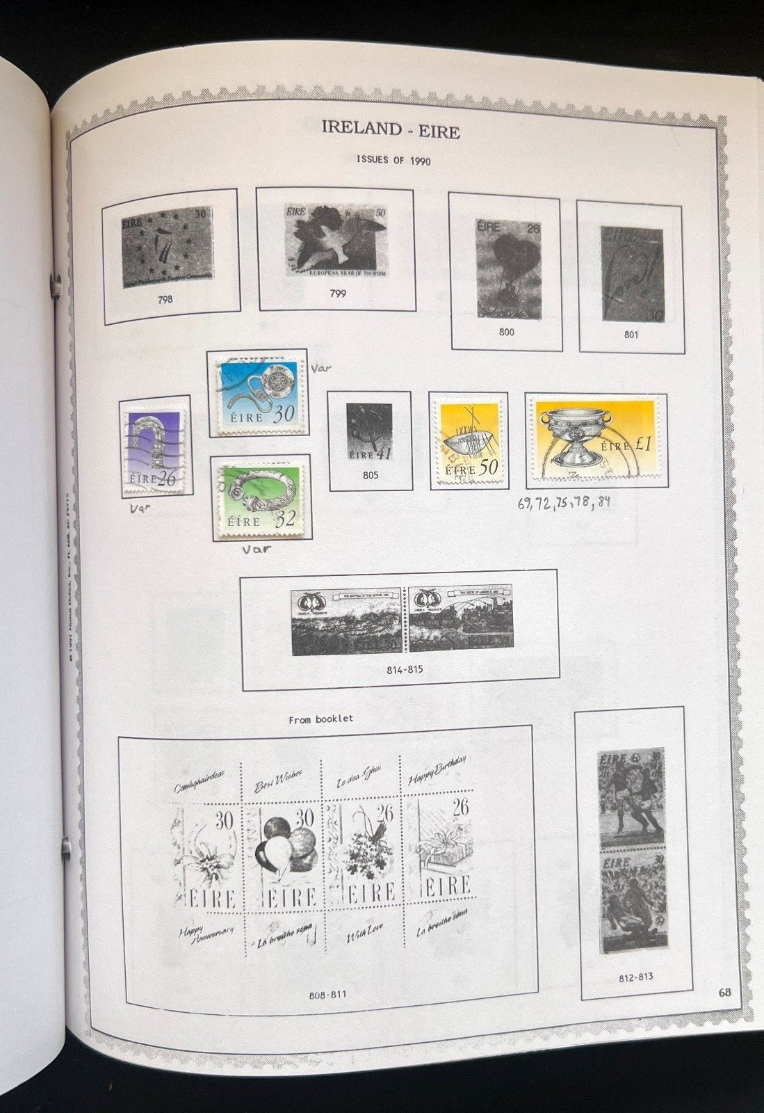 Cyprus Gibraltar Ireland Malta Stamp Collection Minkus Specialty Album ZAYIX