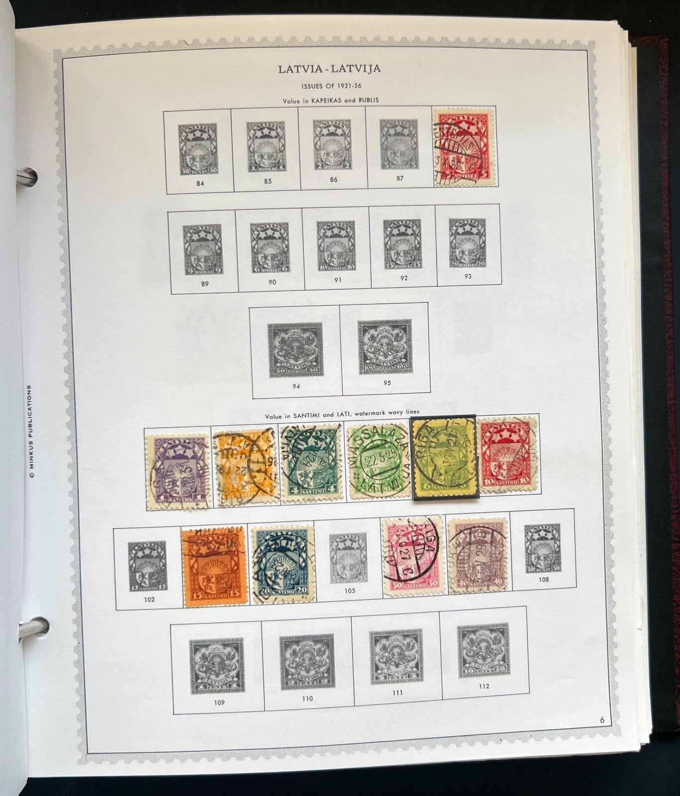 Norway Iceland Latvia Lithuania Stamp Collection Minkus Specialty Album ZAYIX