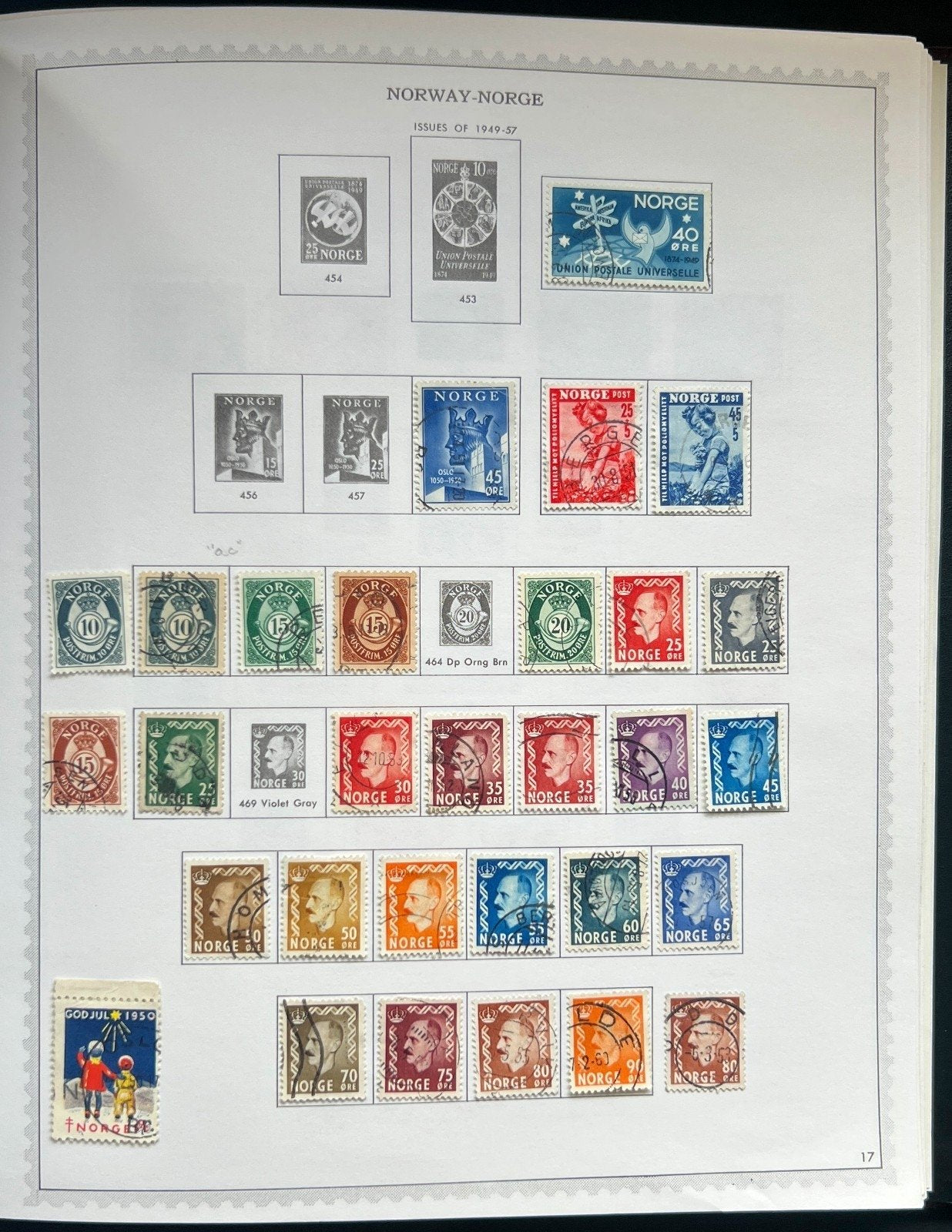 Norway Iceland Latvia Lithuania Stamp Collection Minkus Specialty Album ZAYIX