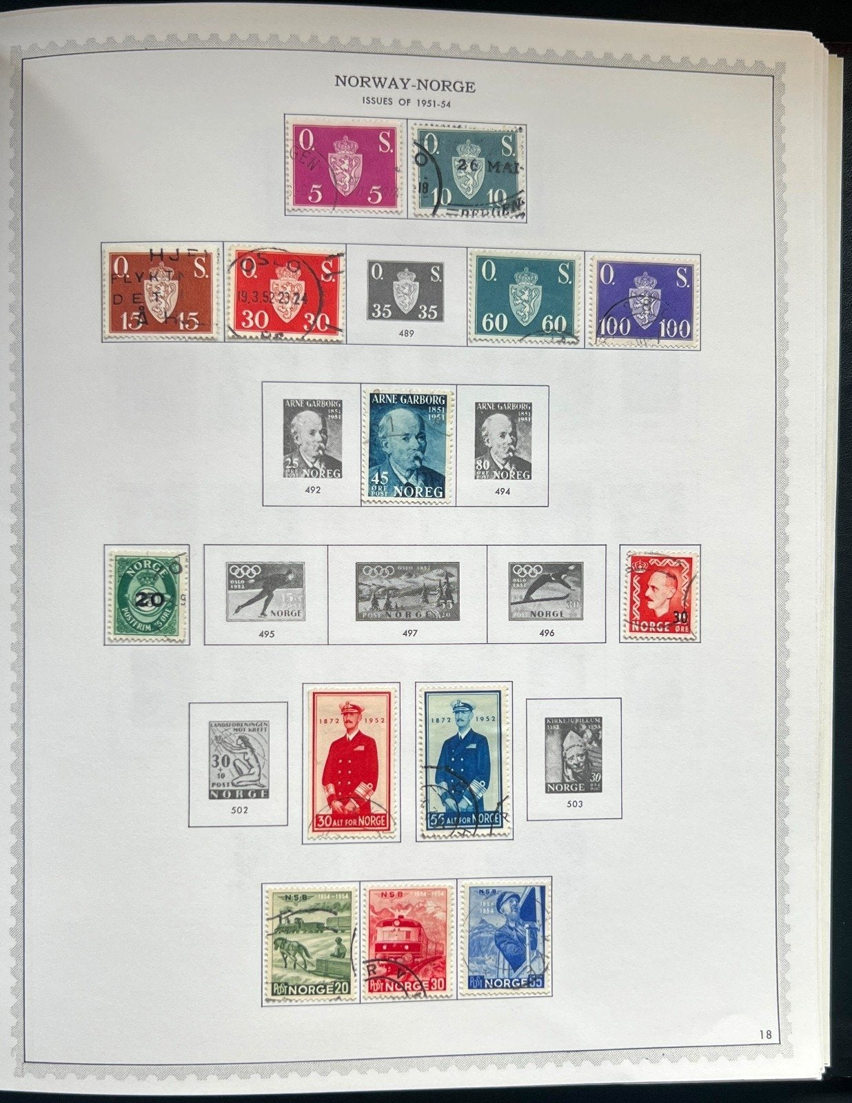Norway Iceland Latvia Lithuania Stamp Collection Minkus Specialty Album ZAYIX