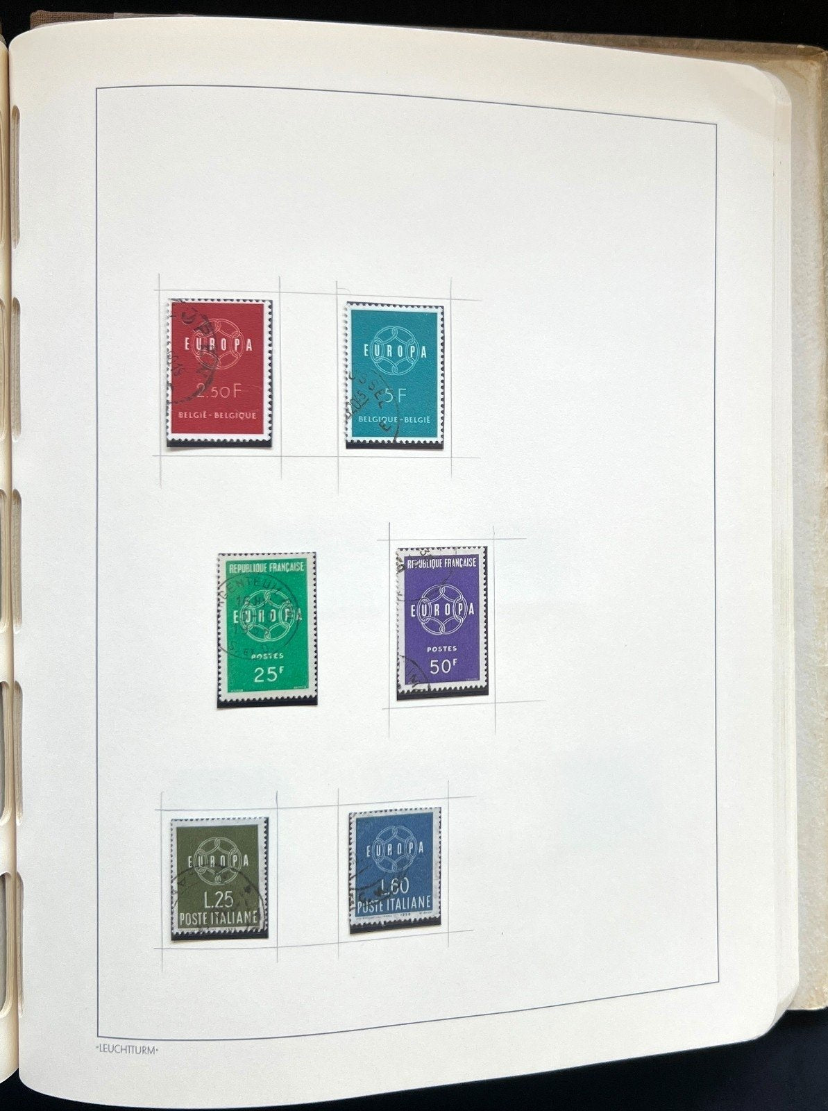 Europa Stamp Collection Album Mint & Used ZAYIX