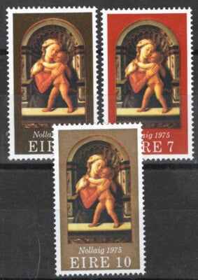 Ireland 382-384 MNH Christmas Madonna & Child Fra Filippo Lippi ZAYIX 101822S41